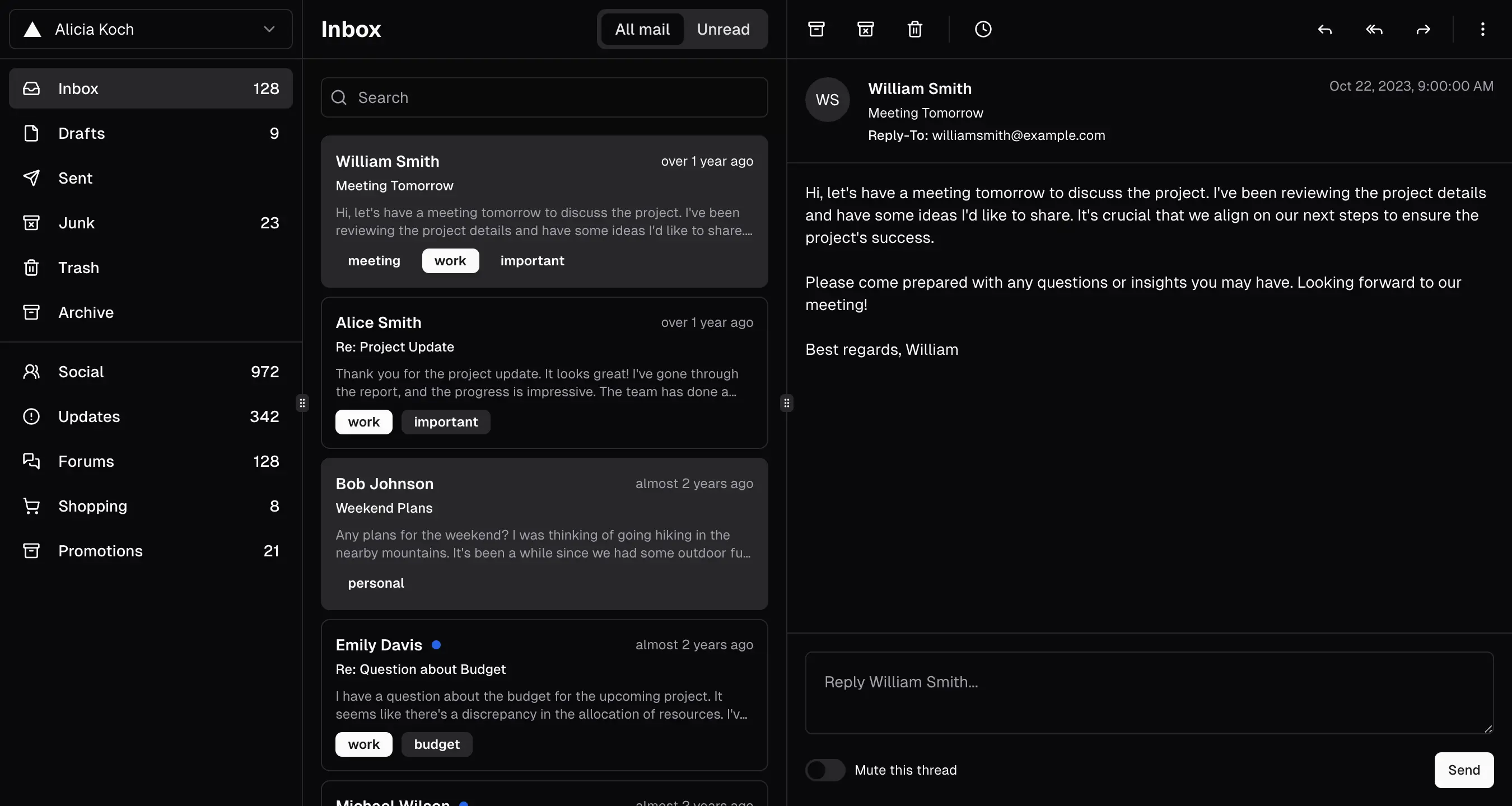 Nestwork app dashboard